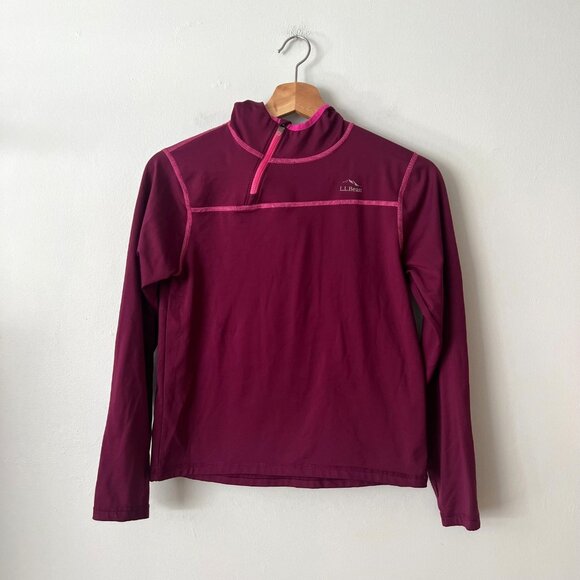 L.L. Bean Kid's Wicked Warm Long Underwear Expedition Balaclava Top Size M 10-12 - Picture 1 of 6